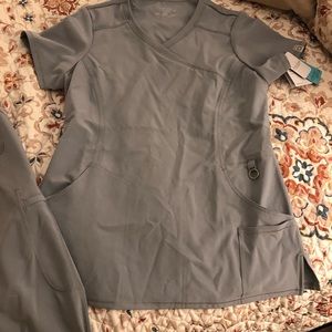 Gray Cherokee Infinity scrubs with Tags.